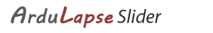 ArduLapse-logo-Slider, TimeLapse camera slider & dolly , časozberné vídeo